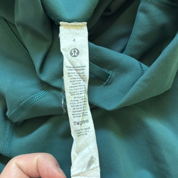 Lululemon Wunder Train High-Rise Crop 23" in Storm Teal - Picture 7 of 9